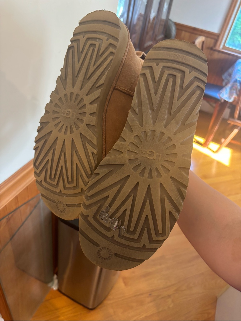 Ugg Classic Chestnut Suede Shearling Short Boots - Picture 3 of 8